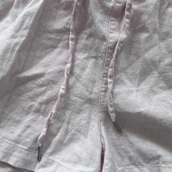 GAP Light Pink Linen Blend Shorts Size M - Picture 4 of 6